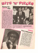 Debbie Gibson teen magazine pinup clipping Bits N&#39; pieces Big Bopper 1980&#39;s - £1.19 GBP