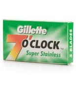 10 Gillette 7 O&#39;clock double edge safety razor blades made in Russia - £5.07 GBP