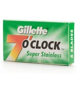 10 Gillette 7 O&#39;clock double edge safety razor blades made in Russia - $6.45