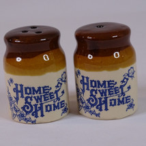 Vintage Home Sweet Home Ceramic Salt And Pepper Shakers 2.5 Inches Tall Rare - £3.59 GBP