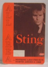 STING / THE POLICE - VINTAGE ORIGINAL CONCERT CLOTH TOUR BACKSTAGE PASS - $10.00