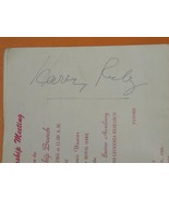 Harry Ruby autograph June 7 Coconut Grove 1965 Women Against Cancer Invi... - $42.74