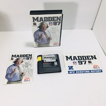 Madden NFL 97 (Sega Genesis, 1996) Authentic Complete CIB w/Scouting Report - £26.05 GBP