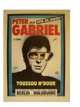 Peter Gabriel Poster Germany Concert Genesis - £212.10 GBP