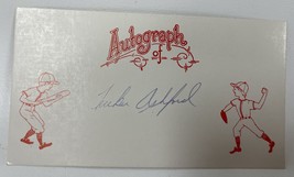 Tucker Ashford Signed Autographed Baseball 4x6 Signature Card - $9.99