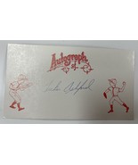 Tucker Ashford Signed Autographed Baseball 4x6 Signature Card - £7.85 GBP
