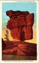 Balanced Rock Mushroom Park Garden of the Gods Denver CO Vintage Postcard (D8) - £4.65 GBP