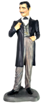 Clark Gable as Rhett Butler Gone With the Wind Hand Painted Fine Porcelain 11in - £78.21 GBP