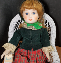 1984 Schmid Winter Girl Artist Doll 18” Musical Box Plays For Elise Tags - $12.99