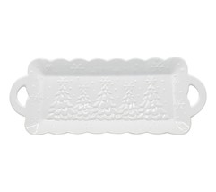 Temp-tations Seasonal 16&quot;  Elongated Platter in Frosty Forest - £155.91 GBP