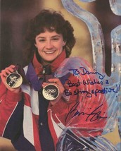 Bonnie Blair Signed 8x10 Photo w/ Gold Medals - £15.56 GBP