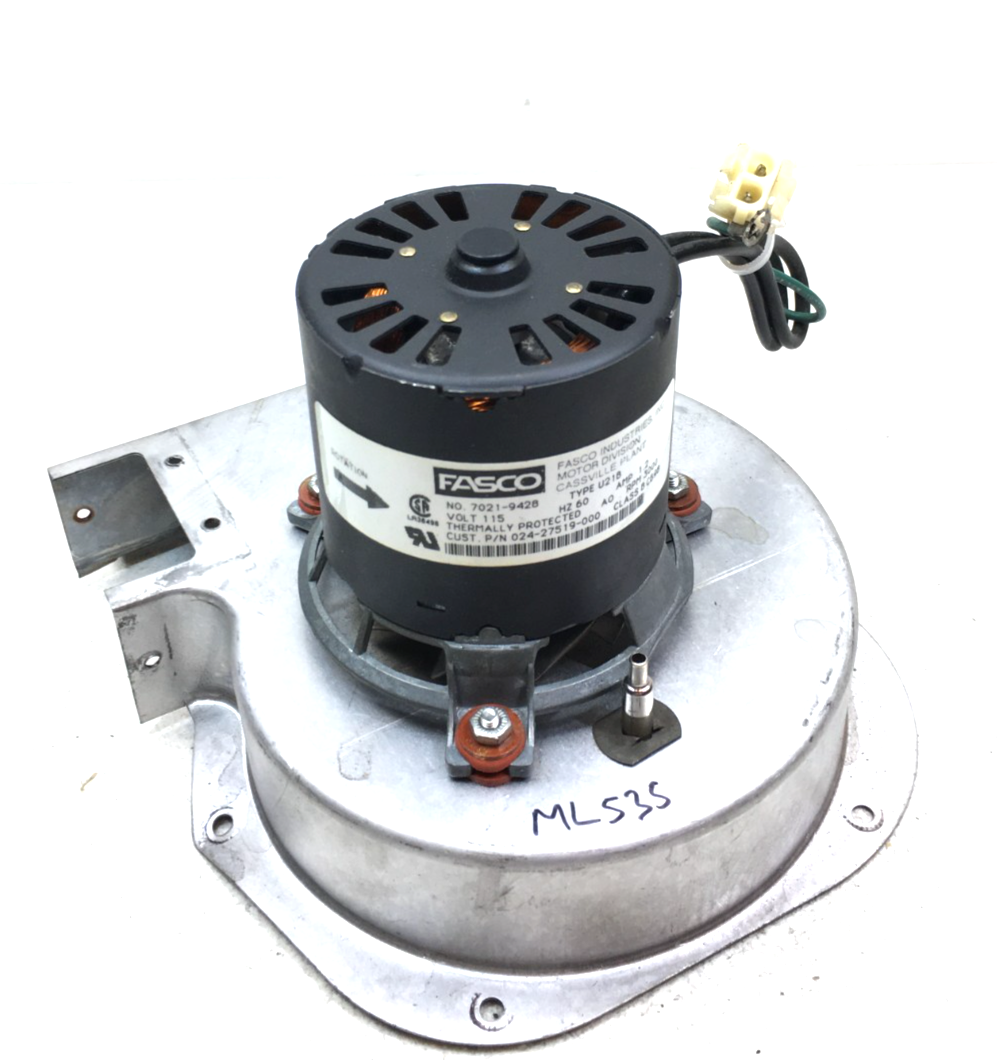 FASCO 7021-9428 Furnace Draft Inducer Blower Motor 024-27519-000 used #M... - $65.00