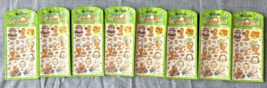 2002 Mello Smello Garfield Easter Sticker Sheets Lot of 8 SKU - £33.68 GBP