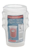 Cambro 2-Quart Round Food-Storage Container with Lid, Set of 3 - $22.90+