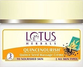 Lotus Herbals Quincenourish Coing Grain Nourrissant Massage Crème 50gm B... - £15.71 GBP