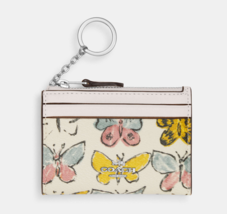 Coach Mini Skinny Id Case Key fob Card holder w/ Butterfly Print ~NWT~ C... - $53.46