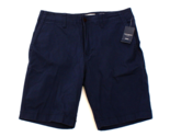 Lucky Brand Blue Stretch Twill Flat Front Shorts 9&quot; Inseam Men&#39;s 30 - $59.39