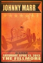 Johnny Marr Poster The Smiths The The Fillmore April 2013 Alamar - $67.49