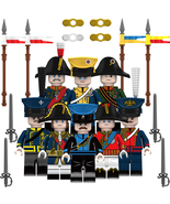 The Napoleonic Wars Custom 4 Countries Commanders &amp; Soliders Minifigure ... - £10.13 GBP+