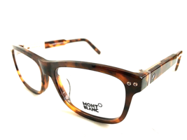 New MONTBLANC MB 618-F 055 Tortoise 56mm Asian Fitting Men&#39;s Eyeglasses Frame - £216.59 GBP