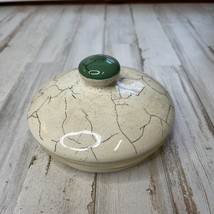 CERAMIC CANISTER LID ONLY Raymond Waites Cornucopia Green 4-3/8&quot; Mouth O... - €11,24 EUR