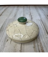 CERAMIC CANISTER LID ONLY Raymond Waites Cornucopia Green 4-3/8&quot; Mouth O... - $12.95