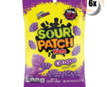 6x Bags Sour Patch Kids Grape Flavor Soft &amp; Chewy Sweet Gummy Candy | 8.... - £21.04 GBP