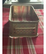 Vintage Pyrex 213 Teleflora Tin Holder For Loaf Bread Pan, Handles  Gold... - £3.91 GBP