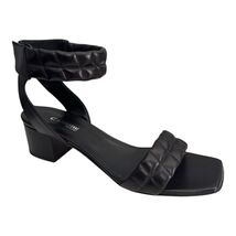 La Canadienne Italy Women's Rover Quilted Leather Block Heel Sandals Sz ... - $94.47