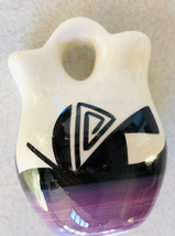 Native American Ute Mountain Tribe Ceramic Pottery Wedding Vase Signed Ruth #51 - £22.34 GBP