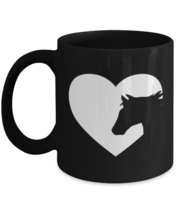 Coffee Mug Funny Horse heart Racer Horseback  - £15.91 GBP