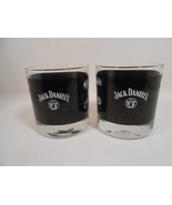2 Cool Round Liquor Glass  Jack Daniel&#39;s #7 Whiskey ~ NBA Basketball Tea... - $9.50