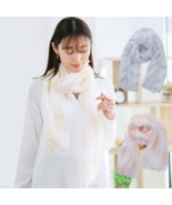 UV Cut Soft Gauze Scarf Shawl Wrap Stole Japan All Seasons - £30.85 GBP