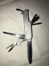 Vintage Novelty/advertising Multi Blade Knife Logix Stainless Steel 10 Tools - £7.91 GBP