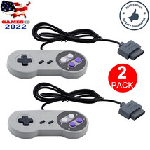 2 Pack 6Ft Controller Replacement For Super Nintendo Snes System Console Sns-005 - £19.33 GBP