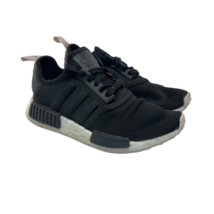 Adidas Women&#39;s Boost NMD R1 Athletic Running Sneakers Black/White Size 5.5M - $47.49