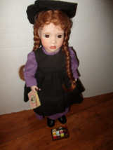 1991 Wendy Lawton 13&quot; Porcelain Doll Frolic/Amish Cherish Customs 406/500 - £105.27 GBP