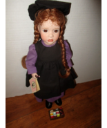 1991 Wendy Lawton 13&quot; Porcelain Doll Frolic/Amish Cherish Customs 406/500 - £104.73 GBP