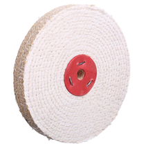 SCOTTCHEN Buffing Wheel 8&quot; X 5/8&quot; Arbor Extra Thick (1 Inch) Rigid Sisal... - £18.94 GBP