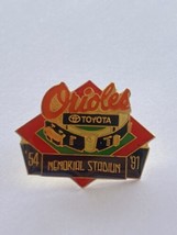 Baltimore Orioles MLB Baseball 1991 Memorial Stadium Lapel Pin Vtg - $9.99