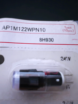 1Pcs - AP1M122W IDEC Flat Miniature Pilot Light LED White 24V AC/DC ±10% - $10.14 CAD