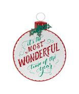 Metal Holiday Sentiment Ornament Sign 16"H - $1,000.86 MXN Metal Holiday Sentiment Ornament Sign 16"H - $1,000.86 MXN