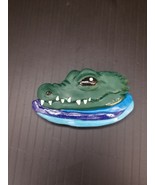 Handmade Clay Crocodile Magnet - $10.97 CAD