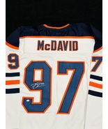 Connor Mcdavid Signed Edmonton Oilers Hockey Jersey COA - £238.30 GBP