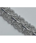 Vintage Monet Silver Tone Link Bracelet 7466 Lacery Jewelry Beautiful Ex... - $33.89