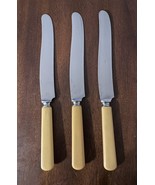 VINTAGE LOT OF 3 Butter Knifes E. WECK &amp; SON INC Stainless WEXTEEL New Y... - $24.97 CAD