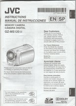JVC Memory Camera Instructions / Manual ~ GZ-MS120 ~ 2009 - €6,84 EUR