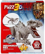 Puzz 3D: Jurassic World - Indominus Rex 3D Foam Puzzle (2015) *77 Pieces... - $280.23 MXN