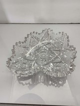 ABP cut glass odd shape dish - £60.37 GBP