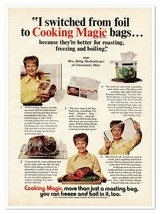 Cooking Magic Bags Mrs. Betty Shellenberger Vintage 1972 Full-Page Magaz... - $9.70